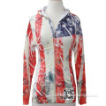 High Quality 100% Polyester Fabric Customized Women Hoodie